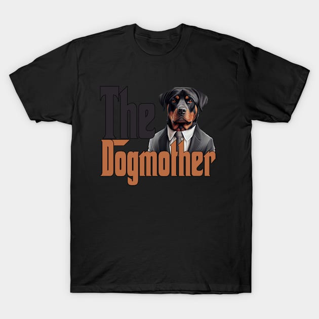 Rottweiler Dog Mom Dogmother Dogs Mommy Rottie T-Shirt by The Agile Store